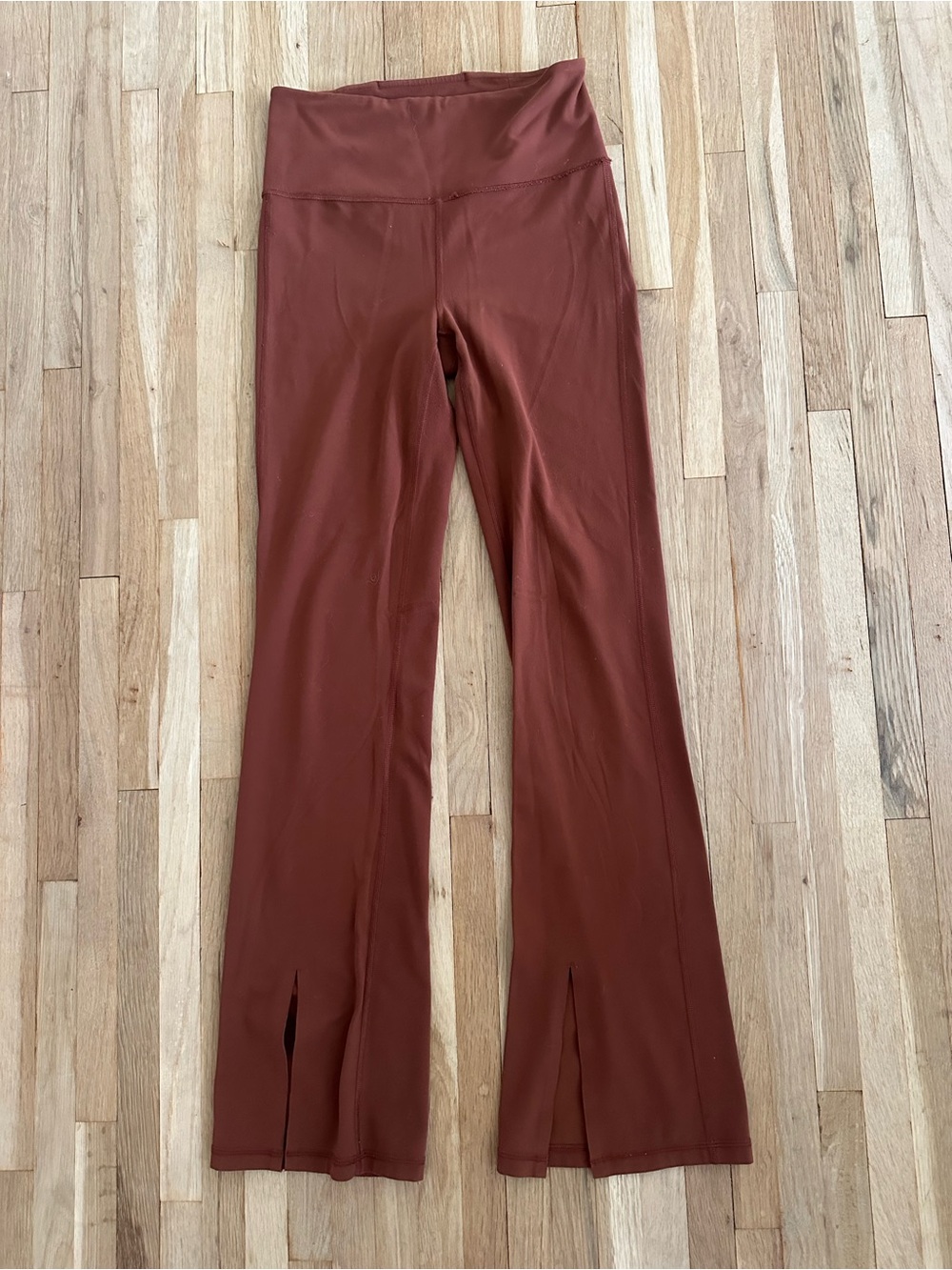 Athleta Burnt Orange Flare Leggings S